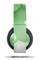 Vinyl Decal Skin Wrap compatible with Original Sony PlayStation 4 Gold Wireless Headphones Bokeh Hex Green (PS4 HEADPHONES  NOT INCLUDED)