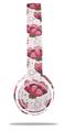 Skin Decal Wrap compatible with Beats Solo 2 WIRED Headphones Flowers Pattern 16 (HEADPHONES NOT INCLUDED)