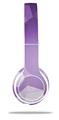 Skin Decal Wrap compatible with Beats Solo 2 WIRED Headphones Bokeh Hex Purple (HEADPHONES NOT INCLUDED)