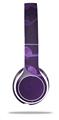 Skin Decal Wrap compatible with Beats Solo 2 WIRED Headphones Bokeh Music Purple (HEADPHONES NOT INCLUDED)