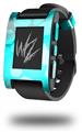 Bokeh Hex Neon Teal - Decal Style Skin fits original Pebble Smart Watch (WATCH SOLD SEPARATELY)
