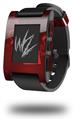 Bokeh Music Red - Decal Style Skin fits original Pebble Smart Watch (WATCH SOLD SEPARATELY)