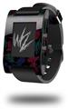 Floating Coral Black - Decal Style Skin fits original Pebble Smart Watch (WATCH SOLD SEPARATELY)
