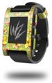 Beach Flowers Sage Green - Decal Style Skin fits original Pebble Smart Watch (WATCH SOLD SEPARATELY)