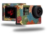 Flowers Pattern 01 - Decal Style Skin fits GoPro Hero 4 Silver Camera (GOPRO SOLD SEPARATELY)