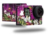 Grungy Flower Bouquet - Decal Style Skin fits GoPro Hero 4 Black Camera (GOPRO SOLD SEPARATELY)
