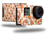 Flowers Pattern 14 - Decal Style Skin fits GoPro Hero 4 Black Camera (GOPRO SOLD SEPARATELY)