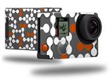 Locknodes 04 Burnt Orange - Decal Style Skin fits GoPro Hero 4 Black Camera (GOPRO SOLD SEPARATELY)