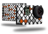 Locknodes 05 Burnt Orange - Decal Style Skin fits GoPro Hero 4 Black Camera (GOPRO SOLD SEPARATELY)