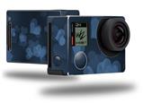 Bokeh Hearts Blue - Decal Style Skin fits GoPro Hero 4 Black Camera (GOPRO SOLD SEPARATELY)