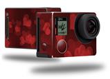Bokeh Hearts Red - Decal Style Skin fits GoPro Hero 4 Black Camera (GOPRO SOLD SEPARATELY)