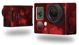 Bokeh Hearts Red - Decal Style Skin fits GoPro Hero 3+ Camera (GOPRO NOT INCLUDED)