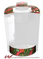 Decal Style Vinyl Skin compatible with Keurig K40 Elite Coffee Makers Famingos and Flowers Coral (KEURIG NOT INCLUDED)