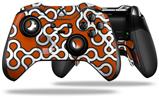 Locknodes 03 Burnt Orange - Decal Style Skin fits Microsoft XBOX One ELITE Wireless Controller