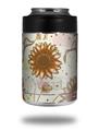 Skin Decal Wrap for Yeti Colster, Ozark Trail and RTIC Can Coolers - Flowers Pattern 19 (COOLER NOT INCLUDED)