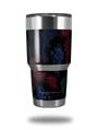 Skin Decal Wrap for Yeti Tumbler Rambler 30 oz Floating Coral Black (TUMBLER NOT INCLUDED)
