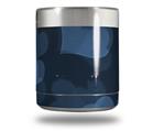 Skin Decal Wrap for Yeti Rambler Lowball - Bokeh Hearts Blue