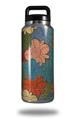 WraptorSkinz Skin Decal Wrap for Yeti Rambler Bottle 36oz Flowers Pattern 01  (YETI NOT INCLUDED)