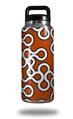 WraptorSkinz Skin Decal Wrap for Yeti Rambler Bottle 36oz Locknodes 03 Burnt Orange  (YETI NOT INCLUDED)