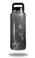 WraptorSkinz Skin Decal Wrap for Yeti Rambler Bottle 36oz Bokeh Butterflies Grey  (YETI NOT INCLUDED)
