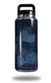 WraptorSkinz Skin Decal Wrap for Yeti Rambler Bottle 36oz Bokeh Hearts Blue  (YETI NOT INCLUDED)