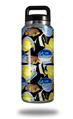 WraptorSkinz Skin Decal Wrap for Yeti Rambler Bottle 36oz Tropical Fish 01 Black (YETI NOT INCLUDED)