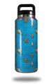 WraptorSkinz Skin Decal Wrap for Yeti Rambler Bottle 36oz Sea Shells 02 Blue Medium (YETI NOT INCLUDED)