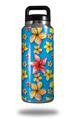 WraptorSkinz Skin Decal Wrap for Yeti Rambler Bottle 36oz Beach Flowers Blue Medium (YETI NOT INCLUDED)