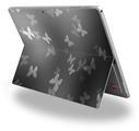Bokeh Butterflies Grey - Decal Style Vinyl Skin (fits Microsoft Surface Pro 4)