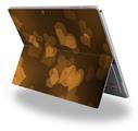 Bokeh Hearts Orange - Decal Style Vinyl Skin (fits Microsoft Surface Pro 4)