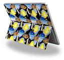 Tropical Fish 01 Black - Decal Style Vinyl Skin fits Microsoft Surface Pro 4 (SURFACE NOT INCLUDED)