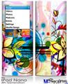 iPod Nano 4G Skin - Floral Splash