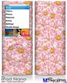 iPod Nano 4G Skin - Flowers Pattern 12