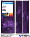 iPod Nano 4G Skin - Bokeh Hearts Purple