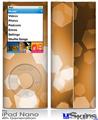 iPod Nano 4G Skin - Bokeh Hex Orange