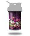 Decal Style Skin Wrap works with Blender Bottle 22oz ProStak Grungy Flower Bouquet (BOTTLE NOT INCLUDED)