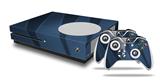 WraptorSkinz Decal Skin Wrap Set works with 2016 and newer XBOX One S Console and 2 Controllers VintageID 25 Blue