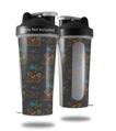 Decal Style Skin Wrap works with Blender Bottle 28oz Flowers Pattern 07 (BOTTLE NOT INCLUDED)
