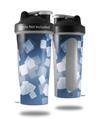 Decal Style Skin Wrap works with Blender Bottle 28oz Bokeh Squared Blue (BOTTLE NOT INCLUDED)