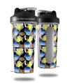 Decal Style Skin Wrap works with Blender Bottle 28oz Tropical Fish 01 Black (BOTTLE NOT INCLUDED)