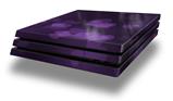 Vinyl Decal Skin Wrap compatible with Sony PlayStation 4 Pro Console Bokeh Hearts Purple (PS4 NOT INCLUDED)