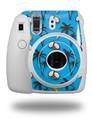 WraptorSkinz Skin Decal Wrap compatible with Fujifilm Mini 8 Camera Coconuts Palm Trees and Bananas Blue Medium (CAMERA NOT INCLUDED)