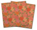 WraptorSkinz Vinyl Craft Cutter Designer 12x12 Sheets Flowers Pattern Roses 06 - 2 Pack