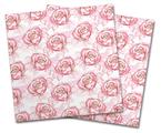 WraptorSkinz Vinyl Craft Cutter Designer 12x12 Sheets Flowers Pattern Roses 13 - 2 Pack