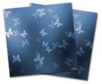 WraptorSkinz Vinyl Craft Cutter Designer 12x12 Sheets Bokeh Butterflies Blue - 2 Pack