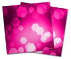 WraptorSkinz Vinyl Craft Cutter Designer 12x12 Sheets Bokeh Hex Hot Pink - 2 Pack