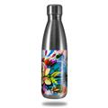 Skin Decal Wrap for RTIC Water Bottle 17oz Floral Splash (BOTTLE NOT INCLUDED)