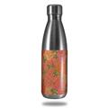Skin Decal Wrap for RTIC Water Bottle 17oz Flowers Pattern Roses 06 (BOTTLE NOT INCLUDED)