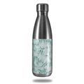 Skin Decal Wrap for RTIC Water Bottle 17oz Flowers Pattern 09 (BOTTLE NOT INCLUDED)
