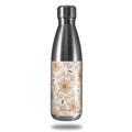 Skin Decal Wrap for RTIC Water Bottle 17oz Flowers Pattern 15 (BOTTLE NOT INCLUDED)